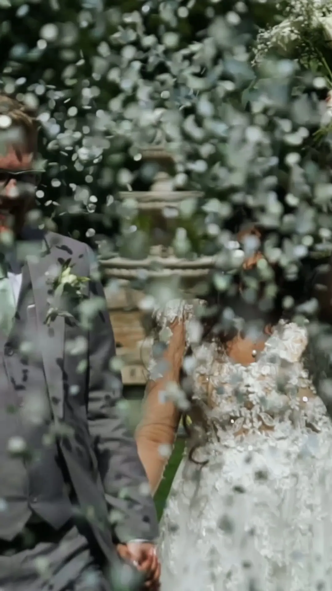 Bride and groom's private vows filmed in documentary wedding video style